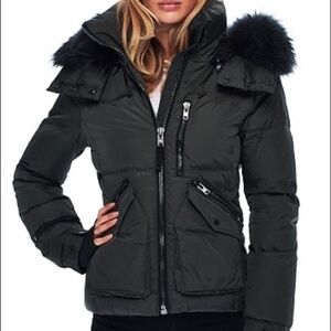 SAM. Detachable Fur Hood Jetset Puffer Jacket